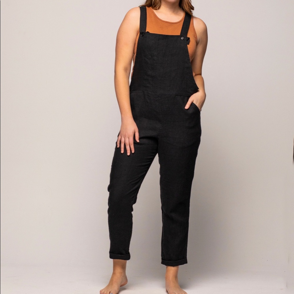 PYNE & SMITH Overall No.10 Black linen